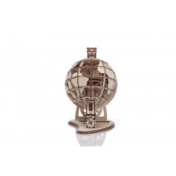 mr PlayWood Maquette en bois Globe terrestre, esprit steampunk Puzzles 3d en bois