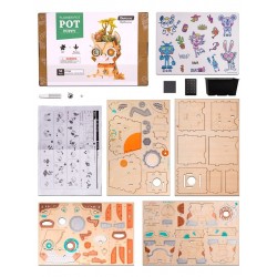 Robotime Collection de petits pots de fleurs Robotime. Accueil