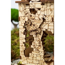 UGEARS Maquette médiévale, la Tour et la Baliste. Ugears 70048. Puzzles 3d en bois