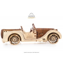 UGEARS Maquette mécanique en bois de roadster, Ugears Puzzles 3d en bois