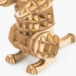 Robotime Puzzle 3d animaux, La marmotte, Robotime Puzzles 3d en bois