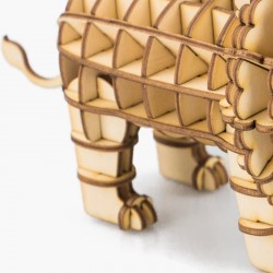 Robotime Puzzle 3d animaux, le Lion, Robotime Puzzles 3d en bois