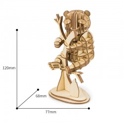 Robotime puzzle 3d animaux, Le Panda, Robotime Puzzles 3d en bois