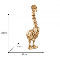 Robotime Puzzle 3d Animaux, L'oie, Robotime Puzzles 3d en bois