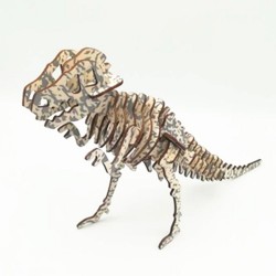  T REX, modèle en bois à assembler Puzzles 3d en bois