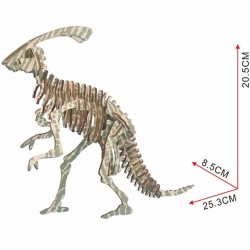  PARASAUROLOPHUS, dinosaure à assembler, en bois. Accueil