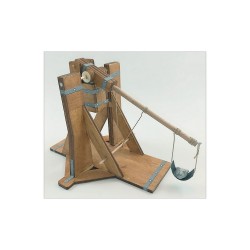Esprit Maquette Maquette Médiévale de Trébuchet, Maquette en Bois Maquettes en bois