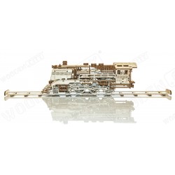 WOODEN.CITY Maquette en bois, locomotive et son tender, Wooden City Locomotives