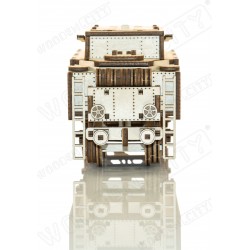 WOODEN.CITY Maquette en bois, locomotive et son tender, Wooden City Locomotives