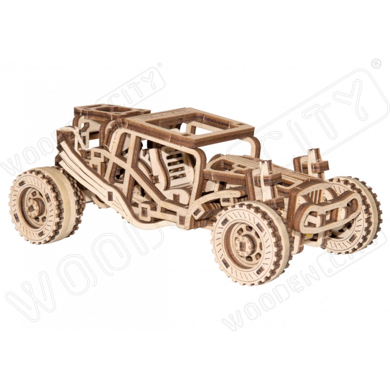  Buggy Wooden.city, puzzle 3d en Bois Accueil