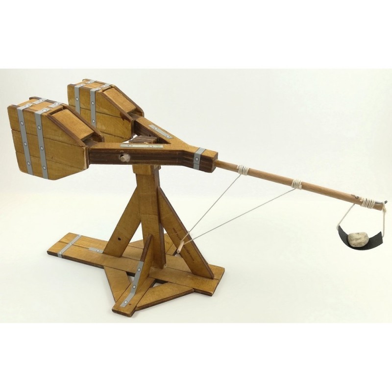 Esprit Maquette Maquette Féodale, Mangonneau Double Maquettes en bois