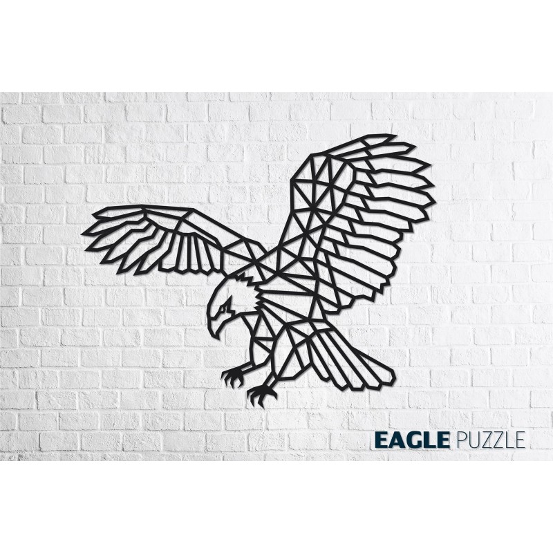 Eco Wood Art Décoration murale DIY, l'Aigle Puzzles 3d en bois