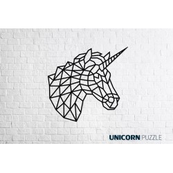 Eco Wood Art Licorne , Décoration Murale, DIY, Puzzle 3d Puzzles 3d en bois