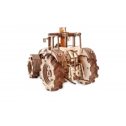 Eco Wood Art Maquette de tracteur en bois, 357 pièces. Puzzles 3d en bois
