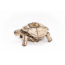 Eco Wood Art Puzzle 3d mécanique, la tortue, Eco Wood Art Puzzles 3d en bois