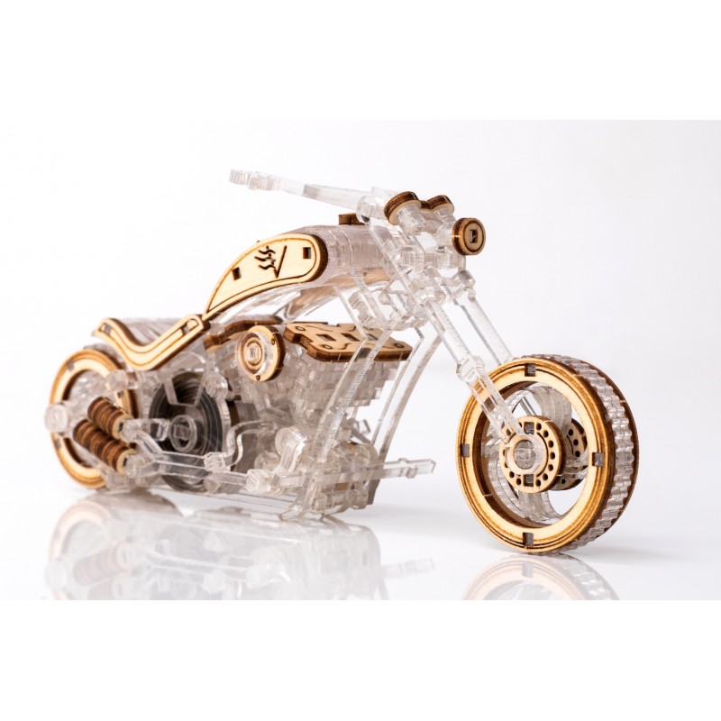 Veter Models Maquette de moto, chopper, Veter Models Puzzles 3d en bois