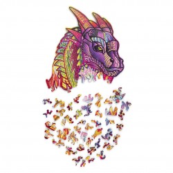 WOOD TRICK Puzzle en bois, le Dragon du Sorcier Puzzles en bois