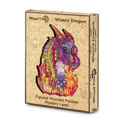 WOOD TRICK Puzzle en bois, le Dragon du Sorcier Puzzles en bois