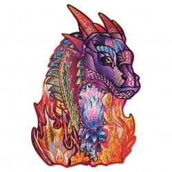 WOOD TRICK Puzzle en bois, le Dragon du Sorcier Puzzles en bois