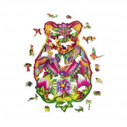 WOOD TRICK Puzzle en bois, l'Ours Puzzles en bois