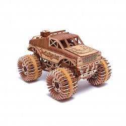 WOOD TRICK Maquette de Monster Truck Puzzles 3d en bois