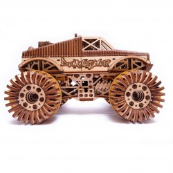 WOOD TRICK Maquette de Monster Truck Puzzles 3d en bois