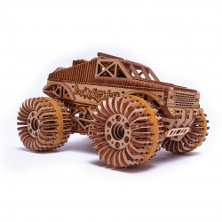 WOOD TRICK Maquette de Monster Truck Puzzles 3d en bois