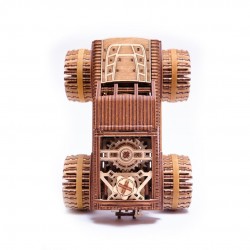 WOOD TRICK Maquette de Monster Truck Puzzles 3d en bois