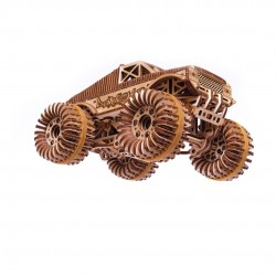 WOOD TRICK Maquette de Monster Truck Puzzles 3d en bois