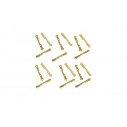 OCCRE Charnière plate 2,5x15 mm, en laiton Accastillages