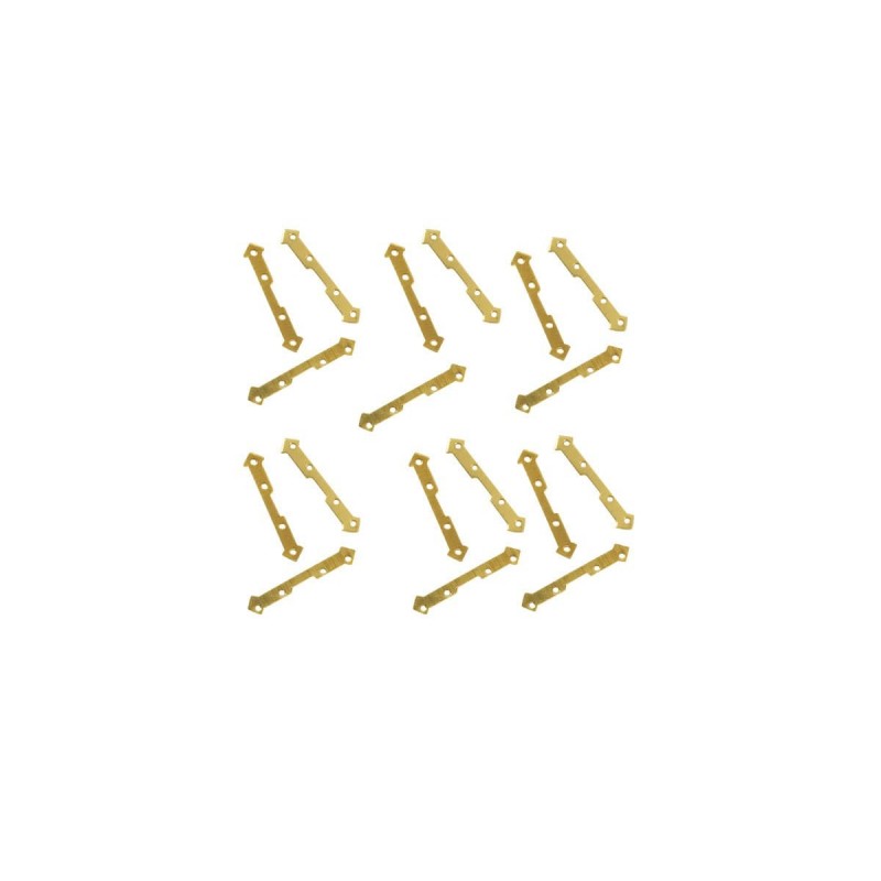 OCCRE Charnière plate 2,5x15 mm, en laiton Accastillages