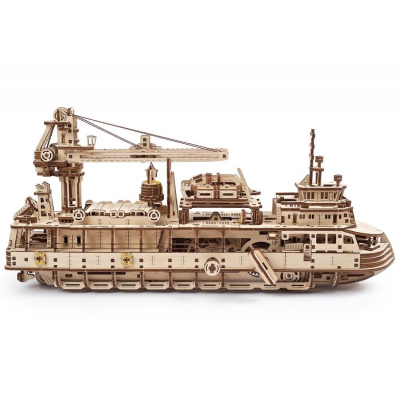 UGEARS Explorateur Ugears – Puzzle 3d en bois Bateaux