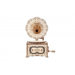 Eco Wood Art Gramophone steampunk Univers Steampunk