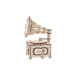 Eco Wood Art Gramophone steampunk Univers Steampunk