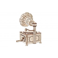 Eco Wood Art Gramophone steampunk Univers Steampunk