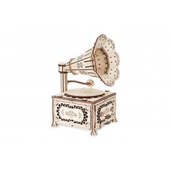 Eco Wood Art Gramophone steampunk Univers Steampunk