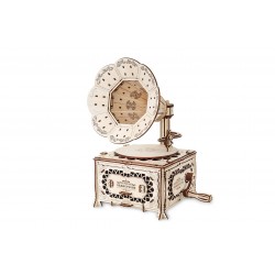 Eco Wood Art Gramophone steampunk Univers Steampunk