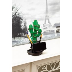 Eco Wood Art Organisateur de Bureau en forme de Cactus Puzzles 3d en bois