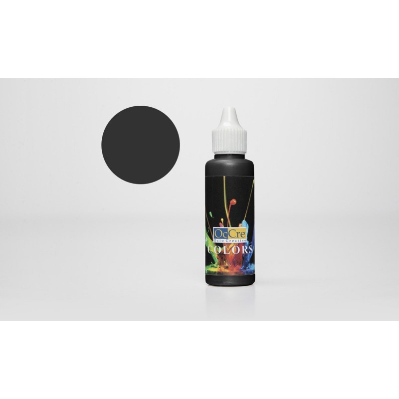 OCCRE Peinture acrylique, noir,  pour maquettes, loisirs créatif. OUTILLAGE ET ACCESSOIRES