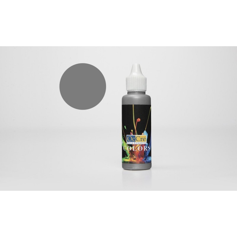 OCCRE Peinture acrylique, gris foncé,  pour maquettes, loisirs créatif OUTILLAGE ET ACCESSOIRES