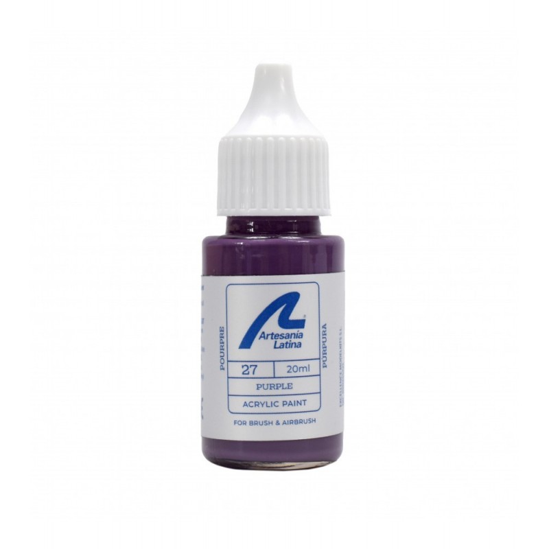 Artesania Latina Peinture acrylique pourpre, 20 ml Colles, teintures, peintures