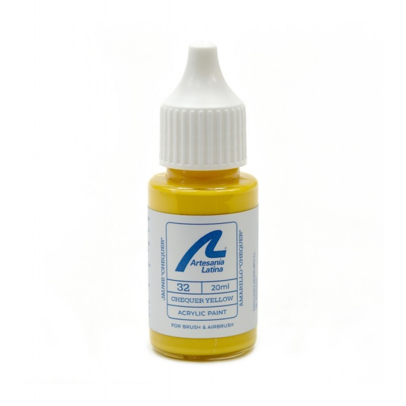Artesania Latina Peinture Acrylique, Jaune chequer, 20 ml Colles, teintures, peintures