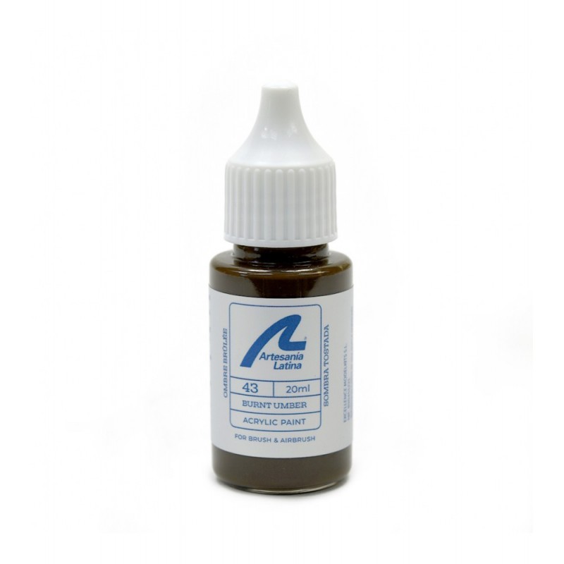 Artesania Latina peinture acrylique, 20 ml, ombre brulée Colles, teintures, peintures