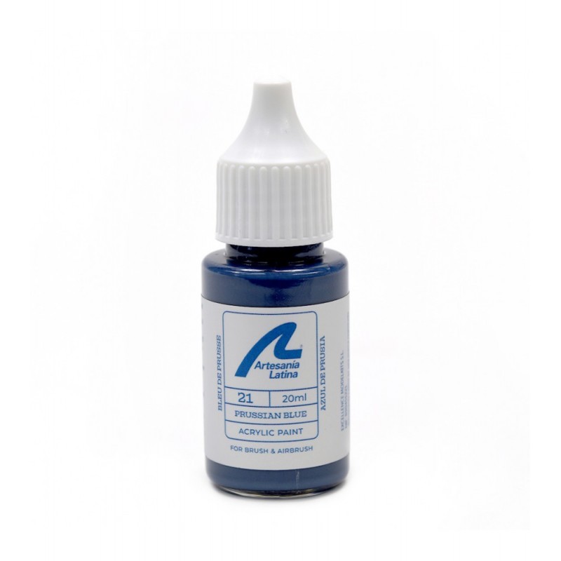 Artesania Latina Peinture à l'eau, bleu de Prusse, 20 ml Colles, teintures, peintures