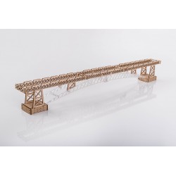 Rails et pont pour la locomotive Veter Models, maquette 3D en bois