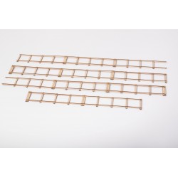 Rails et pont pour la locomotive Veter Models, maquette 3D en bois