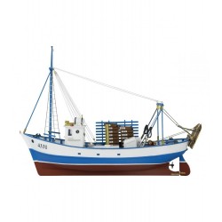 Modellfischerboot, das Mare...
