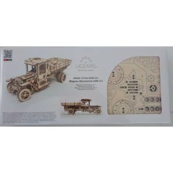 UGEARS Puzzle 3d mécanique en bois de camion, Ugears Camions et bus