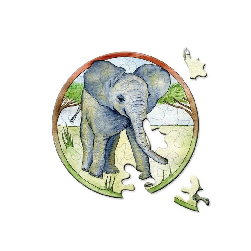 petit puzzle 33 pièces Panda, Curiosi, 4260089029590