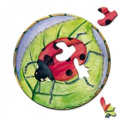 puzzle 33 pièces la coccinelle, Curiosi, 4260089028750